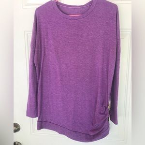 Long Sleeve Purple Shirt - Size Lg - soft material